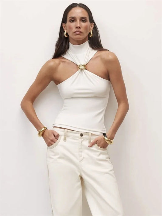 Alyssa - Halter Neck Top