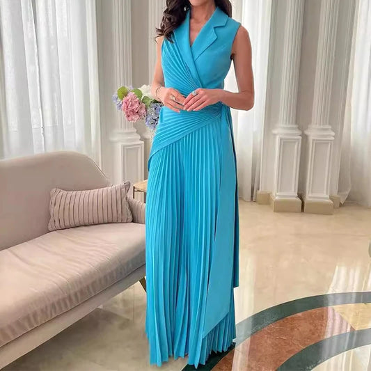 Gillian - Pleated Wide-Leg Jumpsuit