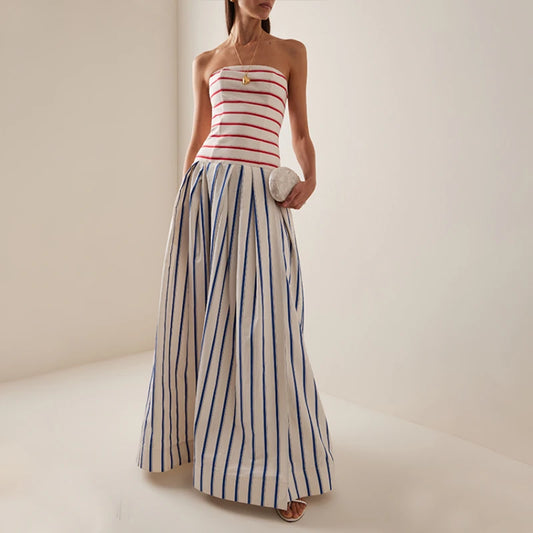 Savannah - Striped Dress